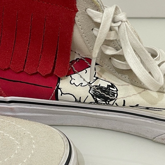 Vans Snoopy Dog High Tops Fringe - Picture 8 of 10